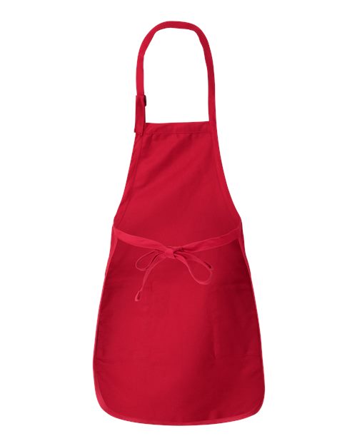 Q-Tees Full-Length Apron with Pockets Q4350
