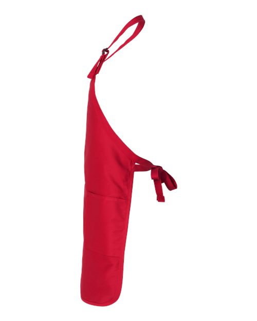 Q-Tees Full-Length Apron with Pockets Q4350