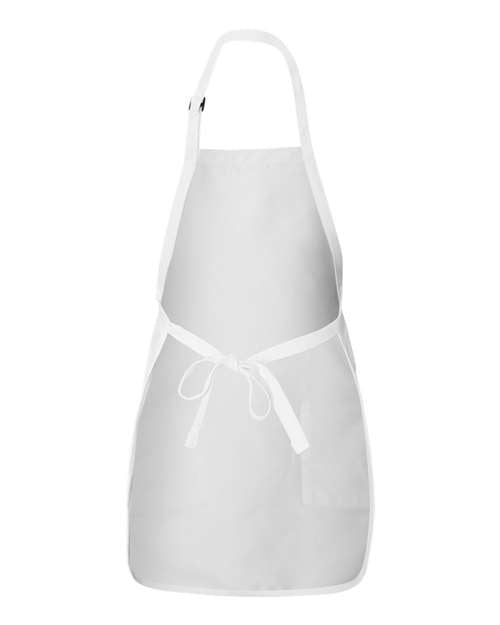 Q-Tees Full-Length Apron with Pockets Q4350