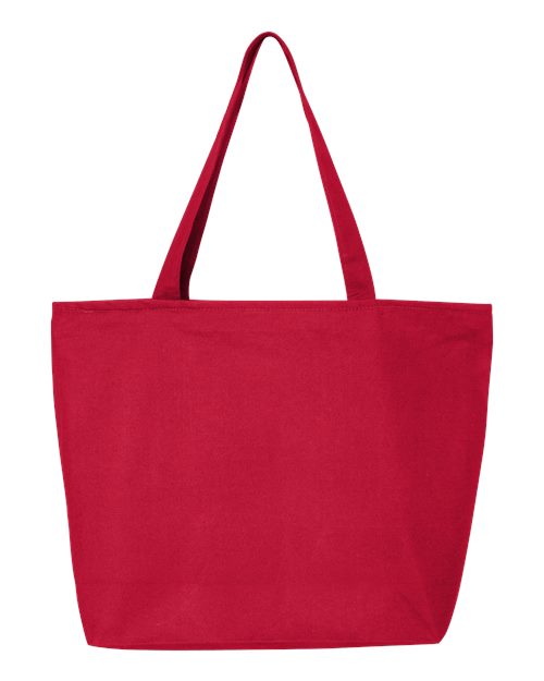 Q-Tees 25L Zippered Tote Q611