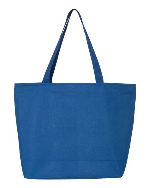 Q-Tees 25L Zippered Tote Q611