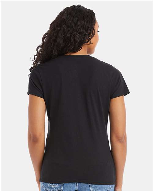 Hanes Women's Perfect-T Triblend V-Neck T-Shirt 42VT