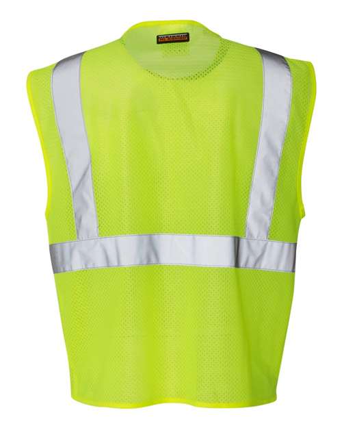 Kishigo Unisex Clear ID Vest with Zipper Closure 1532