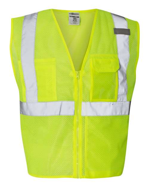 Kishigo Unisex Clear ID Vest with Zipper Closure 1532