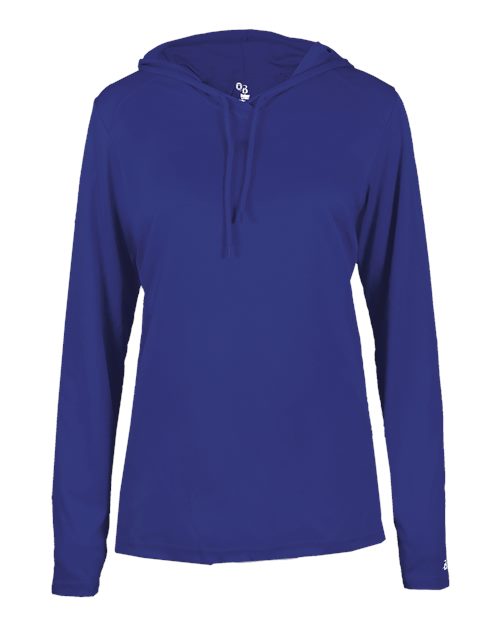 Badger Women's B-Core Long Sleeve Hooded T-Shirt 4165