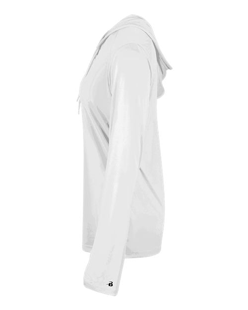 Badger Women's B-Core Long Sleeve Hooded T-Shirt 4165