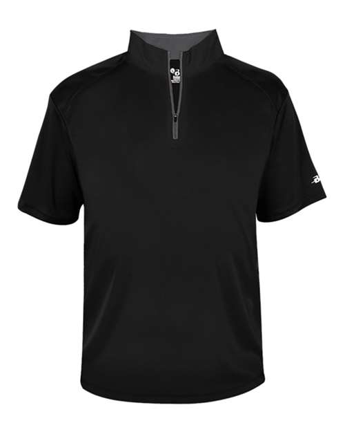 Badger Men's B-Core Short Sleeve Quarter-Zip 4199
