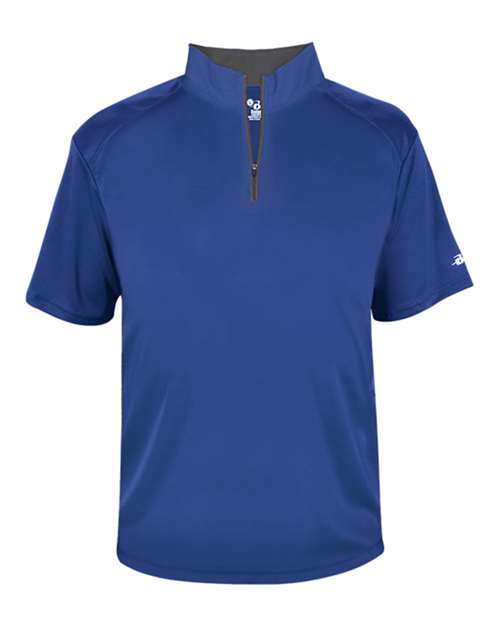 Badger Men's B-Core Short Sleeve Quarter-Zip 4199