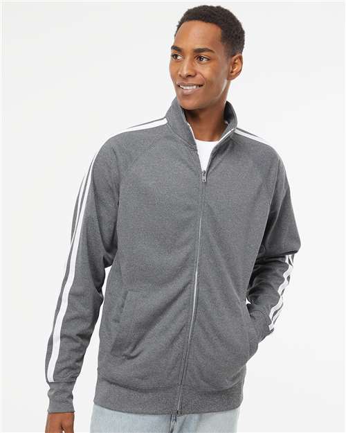 Independent Trading Co. Men's Lightweight Poly-Tech Full-Zip Track Jacket EXP70PTZ