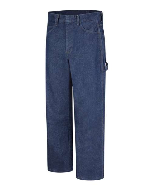 Bulwark Men's Flame Resistant Pre-Washed Denim Dungaree PEJ8