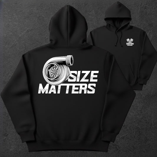 Size Matters Graphic Hoodie