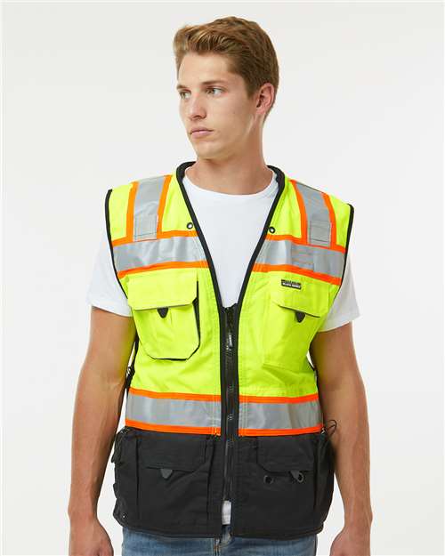 Kishigo Unisex Premium Black Series® Surveyors Vest S5002-5003