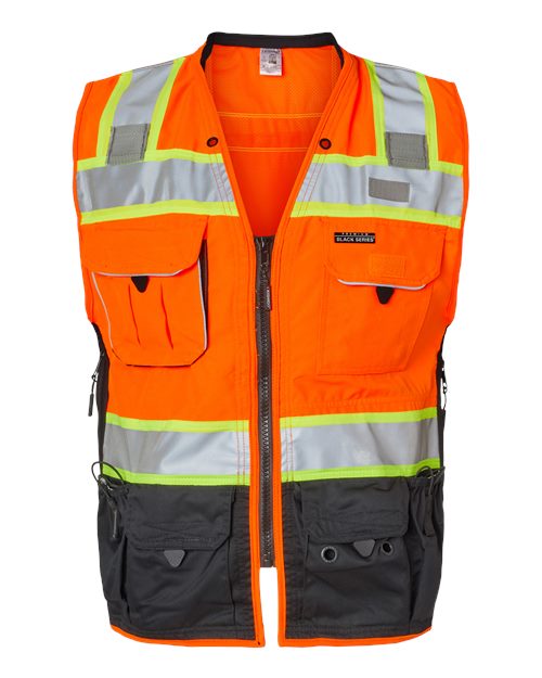 Kishigo Unisex Premium Black Series® Surveyors Vest S5002-5003