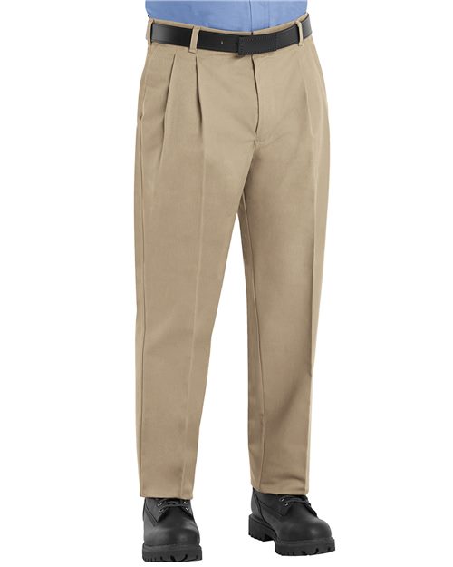 Red Kap Men's Pleated Twill Slacks PT38