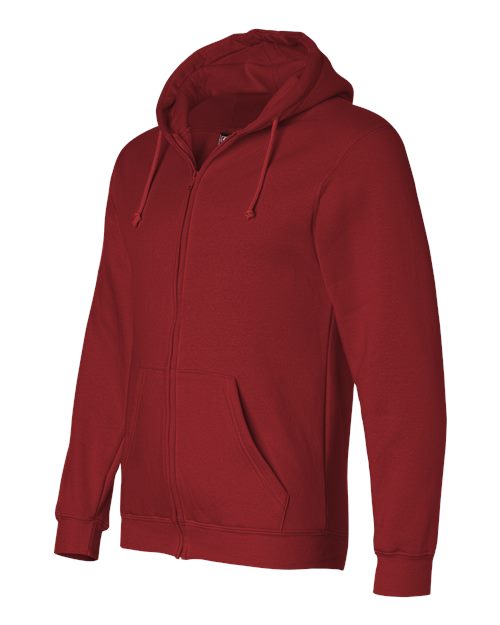 Bayside Unisex USA-Made Full-Zip Hooded Sweatshirt 900