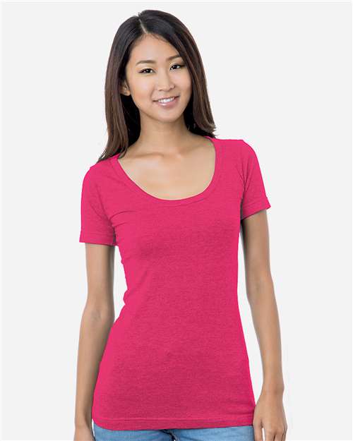 Bayside Women's USA-Made Scoop Neck T-Shirt 3405