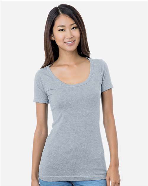 Bayside Women's USA-Made Scoop Neck T-Shirt 3405