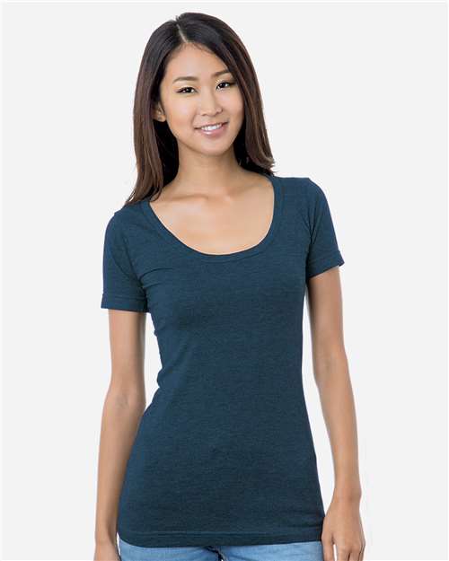 Bayside Women's USA-Made Scoop Neck T-Shirt 3405