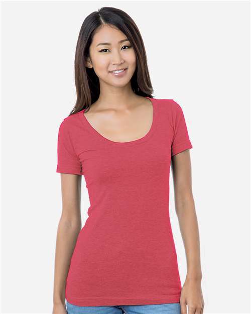 Bayside Women's USA-Made Scoop Neck T-Shirt 3405