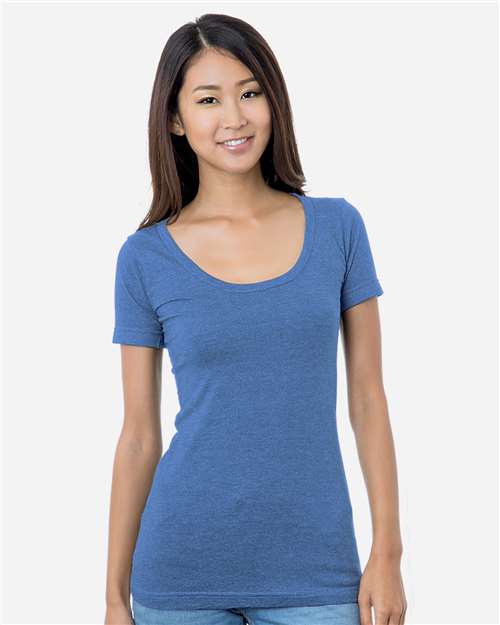 Bayside Women's USA-Made Scoop Neck T-Shirt 3405