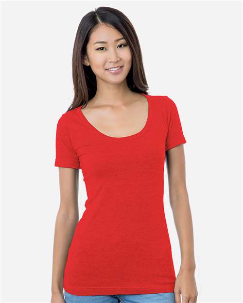 Bayside Women's USA-Made Scoop Neck T-Shirt 3405
