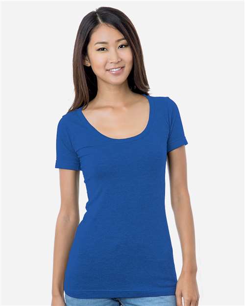 Bayside Women's USA-Made Scoop Neck T-Shirt 3405