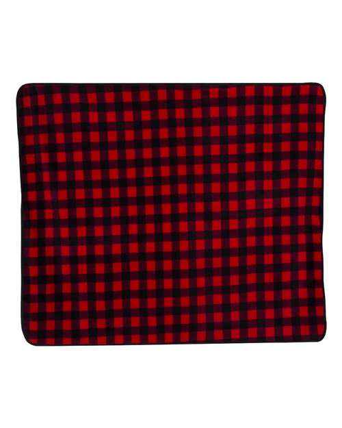Alpine Fleece Polyester/Nylon Patterned Picnic Blanket 8702