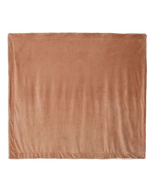 Alpine Fleece Oversized Mink Sherpa Blanket 8726