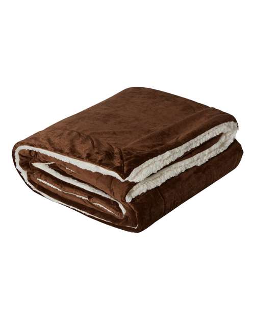 Alpine Fleece Oversized Mink Sherpa Blanket 8726