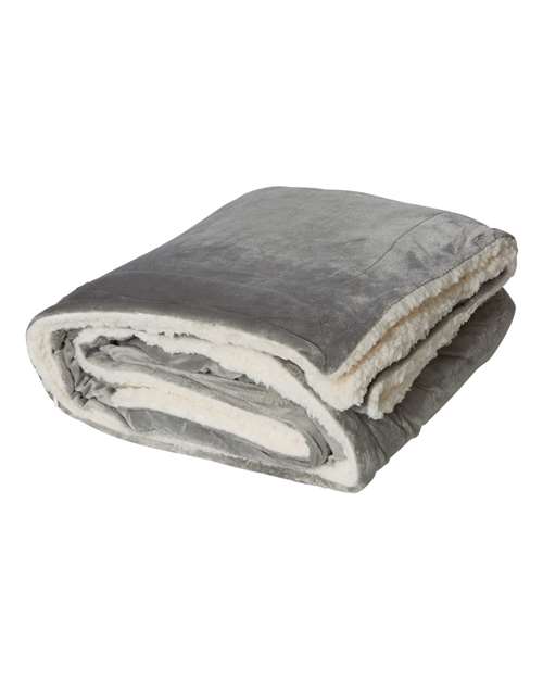 Alpine Fleece Oversized Mink Sherpa Blanket 8726