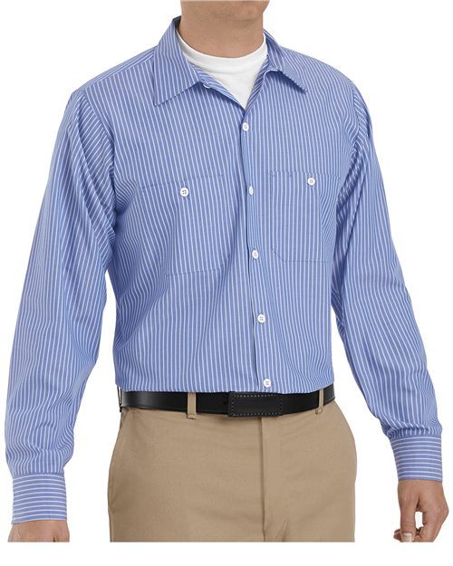 Red Kap Men's Tall Premium Long Sleeve Work Shirt SP10T