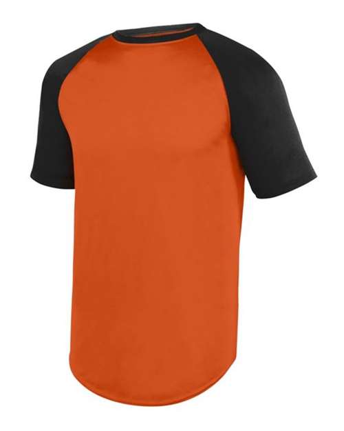 Augusta Sportswear Youth Wicking Short Sleeve Baseball Jersey 1509