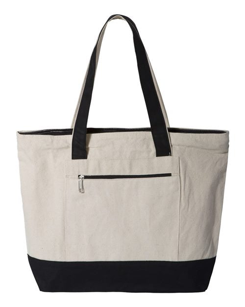 Q-Tees 19L Zippered Tote Q1300