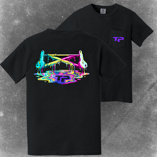 Neon Liquid Lift Pocket tee