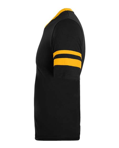 Augusta Sportswear V-Neck Jersey with Striped Sleeves 360