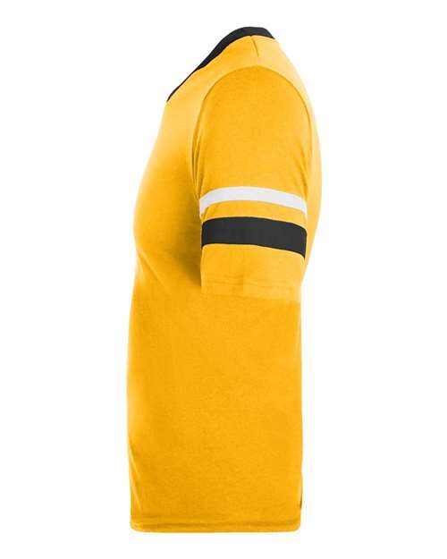 Augusta Sportswear V-Neck Jersey with Striped Sleeves 360