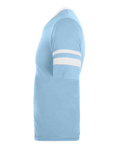 Augusta Sportswear V-Neck Jersey with Striped Sleeves 360