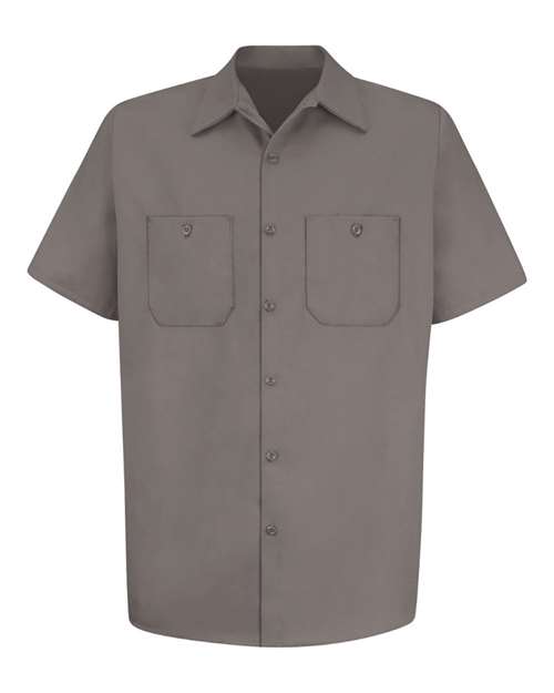 Red Kap Men's Tall Cotton Short Sleeve Uniform Shirt SC40T