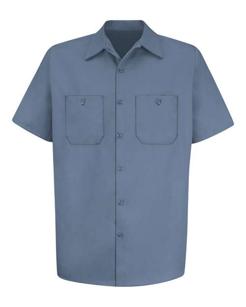 Red Kap Men's Tall Cotton Short Sleeve Uniform Shirt SC40T