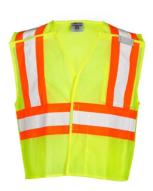 Kishigo Unisex Contrasting Mesh Breakaway Vest 1174-1176