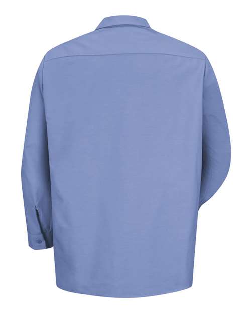 Red Kap Men's Tall Industrial Long Sleeve Work Shirt SP14T
