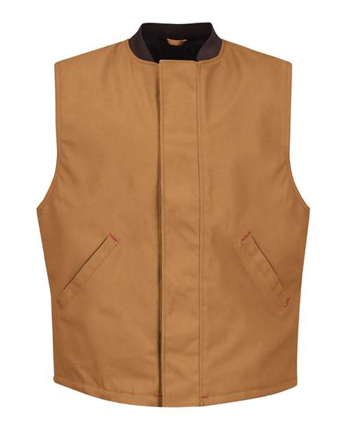 Red Kap Men's Blended Duck Insulated Vest VD22