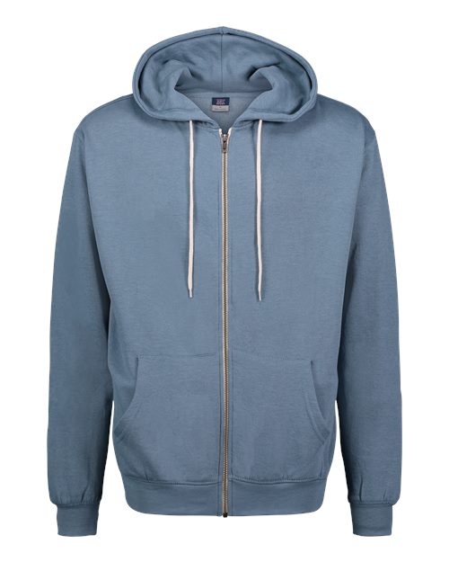MV Sport Unisex Retro Heather Full-Zip Hooded Sweatshirt 2349