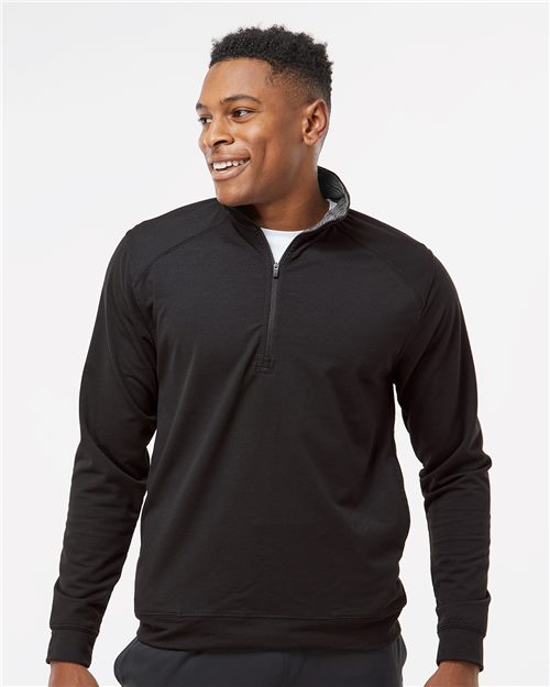 J. America Men's Omega Stretch Quarter-Zip Pullover 8434