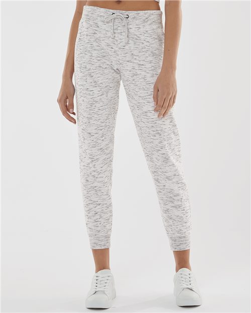 J. America Women’s Mélange Fleece Joggers 8675