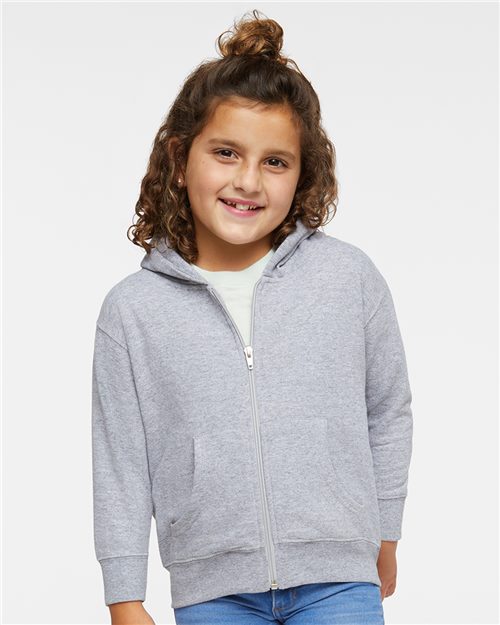 Rabbit Skins Toddler Full-Zip Fleece Hoodie Sweatshirt 3346
