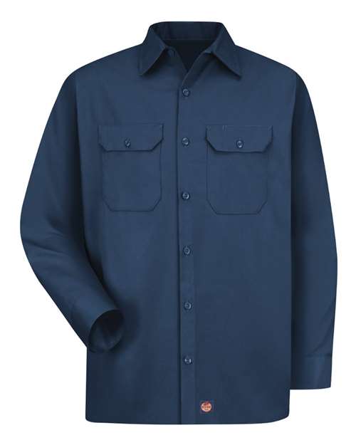 Red Kap Men's Tall Utility Long Sleeve Work Shirt ST52T