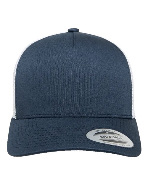 YP Classics Five-Panel Retro Trucker Cap 6506