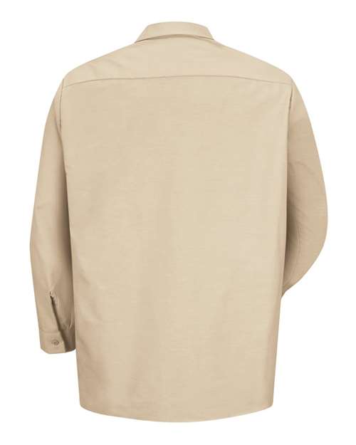 Red Kap Men's Tall Industrial Long Sleeve Work Shirt SP14T