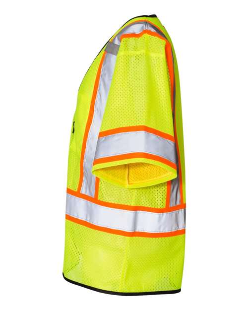 Kishigo Unisex Class 3 Mesh Zippered Vest 1565-1566